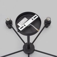 Люстра на штанге IMEX MD.51913-10-S-BK+CH