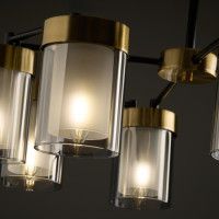 Люстра на штанге Freya Lora FR5432PL-08BBS