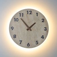 Настенный светильник с часами Citilux Mares CL246016