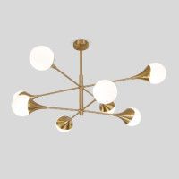 Люстра на штанге Eurosvet 60168/8 латунь Smart a068273