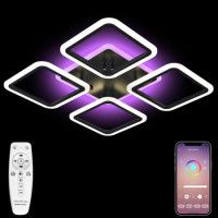 Потолочная люстра Natali Kovaltseva Spektr HIGH-TECH LED LAMPS 82004 BLACK