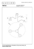 Потолочная люстра Lucide Pepijn 05128/03/30