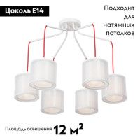 Потолочная люстра Vitaluce V4542-0/6PL