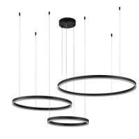 Подвесной светодиодный светильник Indigo Galass 14001/3P Black V000032L
