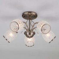Потолочная люстра Eurosvet 30026/5 античная бронза