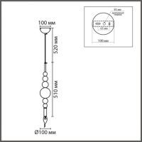 Подвесной светильник Lumion Moderni Nana 8260/1