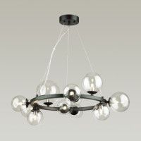Подвесной светильник Delight Collection Art Deco Bubble OMG1075R black/clear