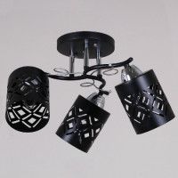 Потолочная люстра Reluce 08267-0.3-03 BK+CR