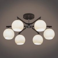 Потолочная люстра Eurosvet Blasco 30145/6 хром/венге