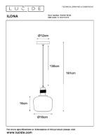 Подвесной светильник Lucide Ilona 45408/18/62
