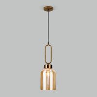 Подвесной светильник Eurosvet Flou 50229/1 янтарный