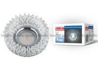 Встраиваемый светильник Fametto Peonia DLS-P113 GU5.3 CHROME/CLEAR