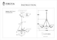 Подвесная люстра Freya Herbert FR2012-PL-06-BZ