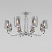 Люстра на штанге Eurosvet Defi 60138/8 сатин-никель a060904