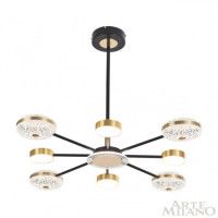 Люстра на штанге Arte Milano 272069/8 BK/GD