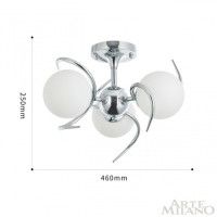 Потолочная люстра Arte Milano 271007/3C Ni