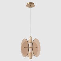 Подвесной светильник Crystal Lux AMARILLO SP12W LED BRASS