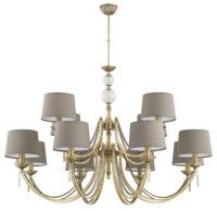 Люстра на штанге Kutek Zaffiro ZAF-ZW-8+4(P/A)