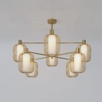 Люстра на штанге Eurosvet Voile 30192/8 золото a069159
