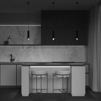 Подвесной светильник Maytoni Technical Lipari P044PL-01-40GU10-B