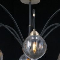 Люстра на штанге Illumico IL0433-8PSQ-79 BK AB