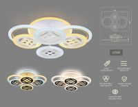 Потолочная светодиодная люстра Ambrella Light Acrylica Ice FA2951