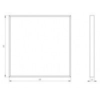 Светодиодная панель Эра SPO-910-2-65K-038 Б0058654