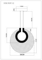 Подвесной светильник Divinare Bilancia 5194/01 SP-12