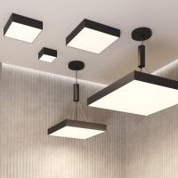 Потолочный светильник Maytoni Zon C032CL-90W4K-SQ-B