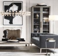 Люстра на штанге Delight Collection Arcachon KM1000P-36 brass