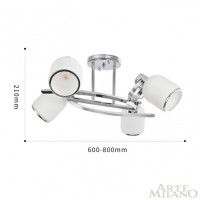 Потолочная люстра Arte Milano 272007/4C Ni