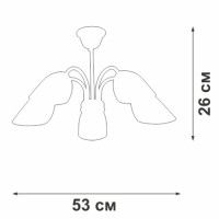 Потолочная люстра Vitaluce V3335-7/5PL