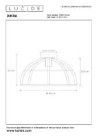 Потолочный светильник Lucide Dikra 76164/40/30