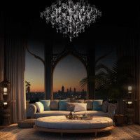 Подвесная люстра Loft IT Mira 10259/1200 Silver Asfour