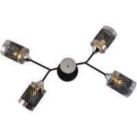 Люстра на штанге Reluce 01405-3.3-04B BK+CR