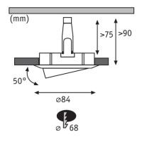 Встраиваемый светильник Paulmann Nova 93639