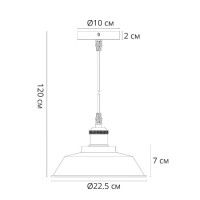 Подвесной светильник Arte Lamp Cappello A7038SP-1BK