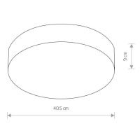 Потолочный cветильник Nowodvorski Arena Graphite Graphite 10178