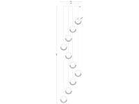 Каскадная люстра Arte Lamp Montana A7777SP-10GO