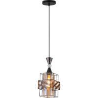 Подвесной светильник Reluce 03128-0.9-01 BK+PATINA GOLD