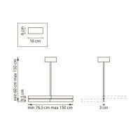 Люстра на штанге Lightstar Dive 740147