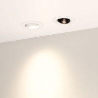 Встраиваемый светильник Arlight MS-Forecast-Built-Turn-R82-8W Warm3000 037187