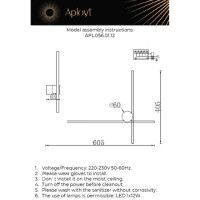 Настенный светильник  Aployt Beatris APL.056.01.12
