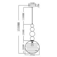 Подвесной светильник Moderli Arti V10914-P