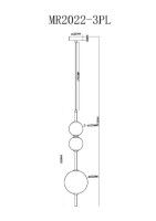 Подвесной светильник Myfar Violla MR2022-3PL