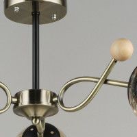 Люстра на штанге Reluce 02021-0.3-03 AB+BK