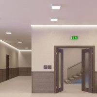 Потолочный светильник Arlight IM-QUADRO-EMERGENCY-3H-S175x175-19W Warm3000 (BK, 120 deg, 230V) 040928