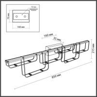 Настенный светильник Odeon Light Hightech Zaha 7060/12WL