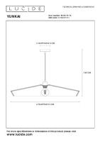 Подвесной светильник Lucide Yunkai 10413/70/72