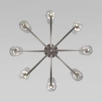 Люстра на штанге Eurosvet Defi 60138/8 сатин-никель a060904